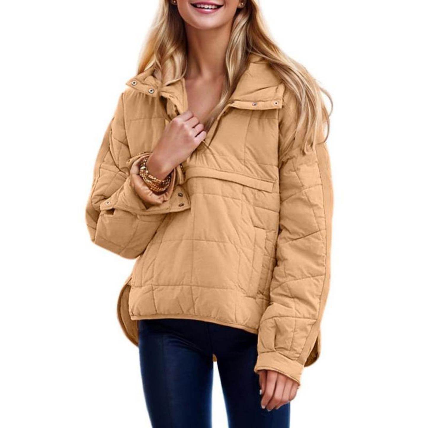 Mila – Steppjacke Damen mit Kapuze und Modernem Komfortschnitt