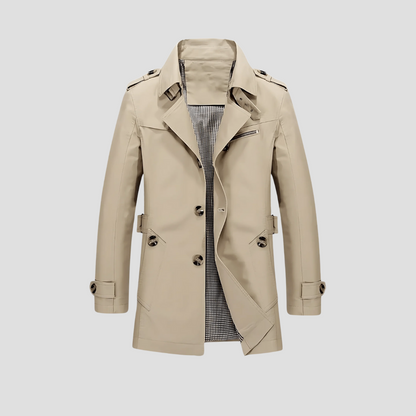 Hugo – Moderner Herren-Trenchcoat im klassischen City-Look