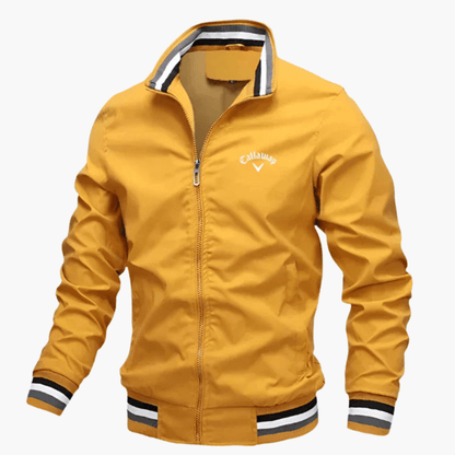 Ben – Herren Collegejacke mit Reißverschluss und Streifendetails