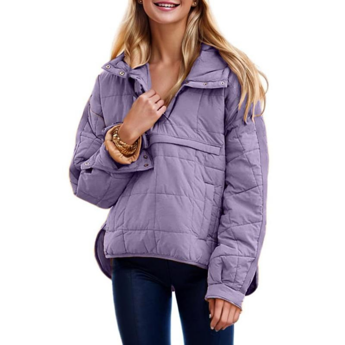 Mila – Steppjacke Damen mit Kapuze und Modernem Komfortschnitt