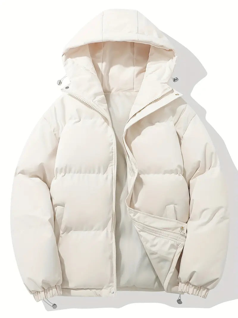 Liam – Herren Winterjacke mit Kapuze und Reißverschluss