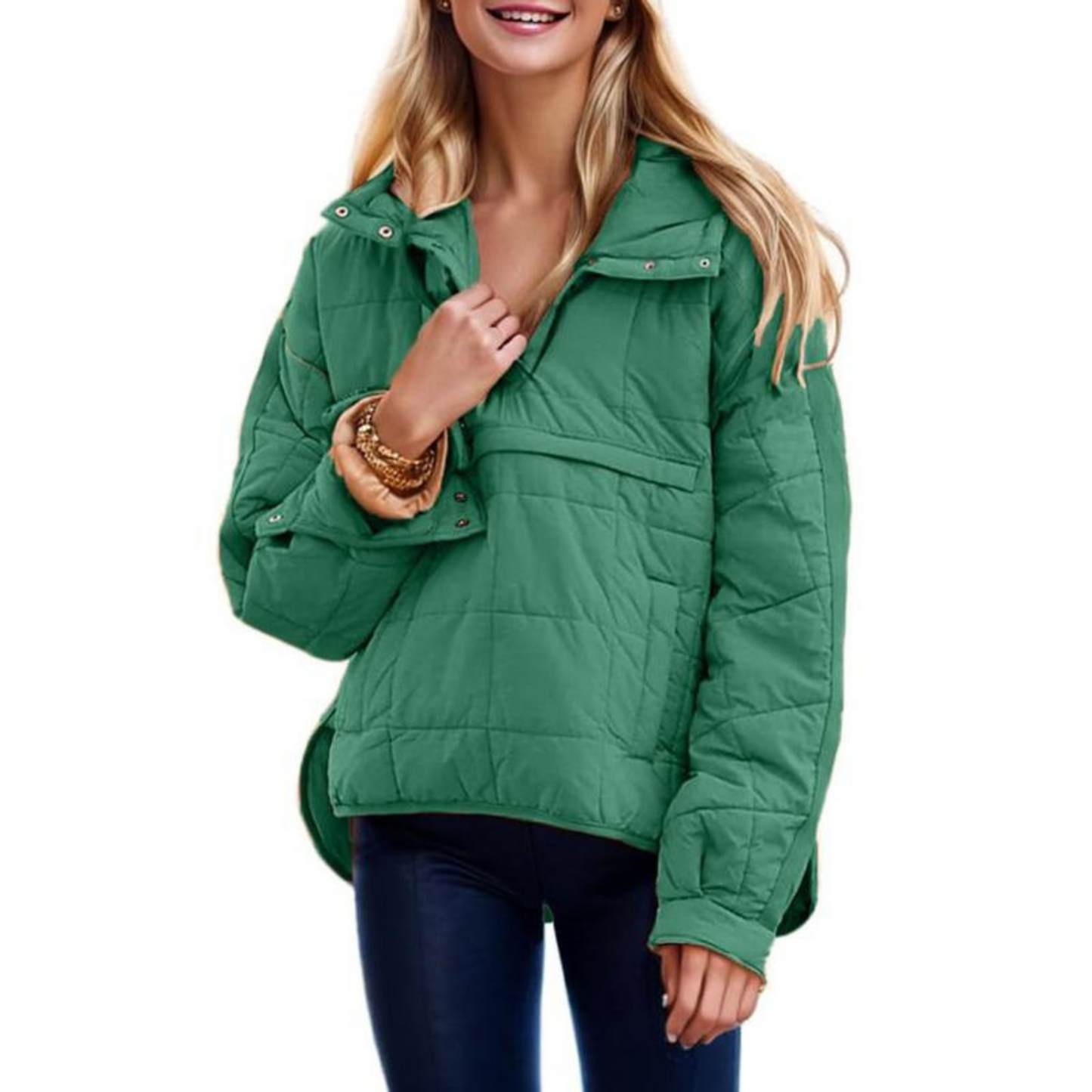 Mila – Steppjacke Damen mit Kapuze und Modernem Komfortschnitt