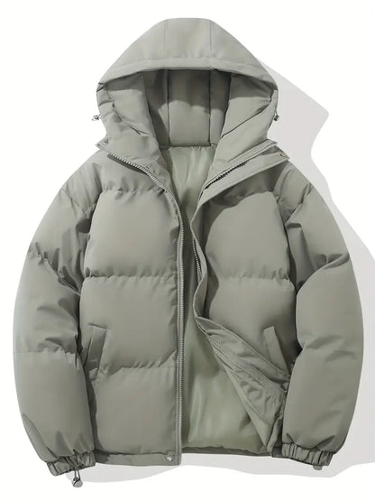 Liam – Herren Winterjacke mit Kapuze und Reißverschluss