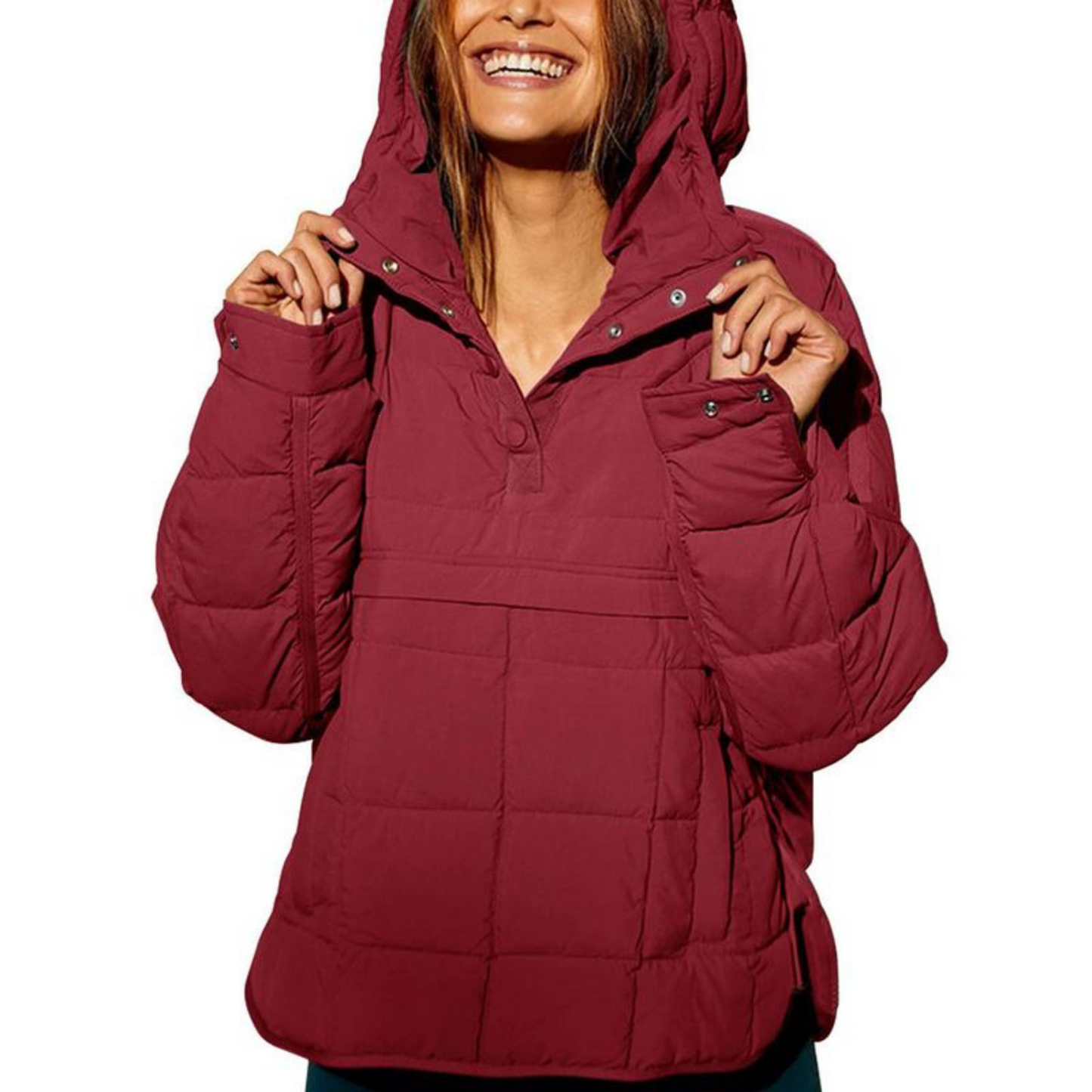 Mila – Steppjacke Damen mit Kapuze und Modernem Komfortschnitt