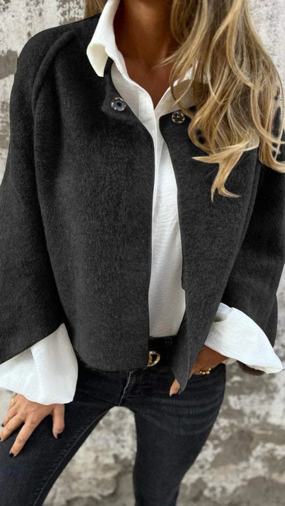 Isabella – Weiche Kurzjacke mit Knöpfen Damen