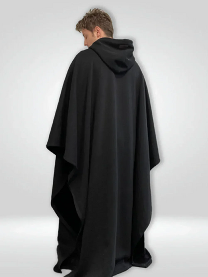 Adrian - Herren Poncho mit Kapuze bequem