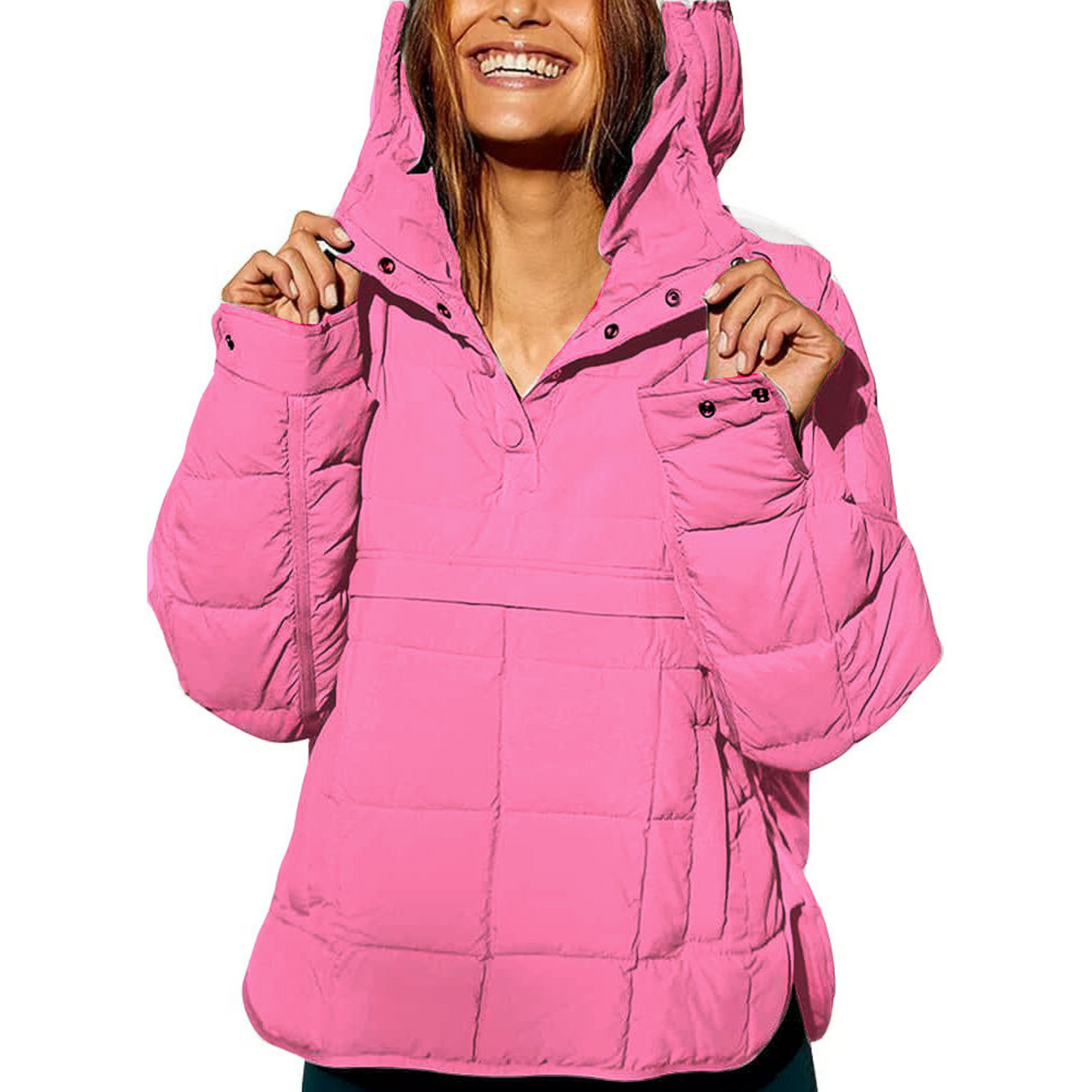 Mila – Steppjacke Damen mit Kapuze und Modernem Komfortschnitt