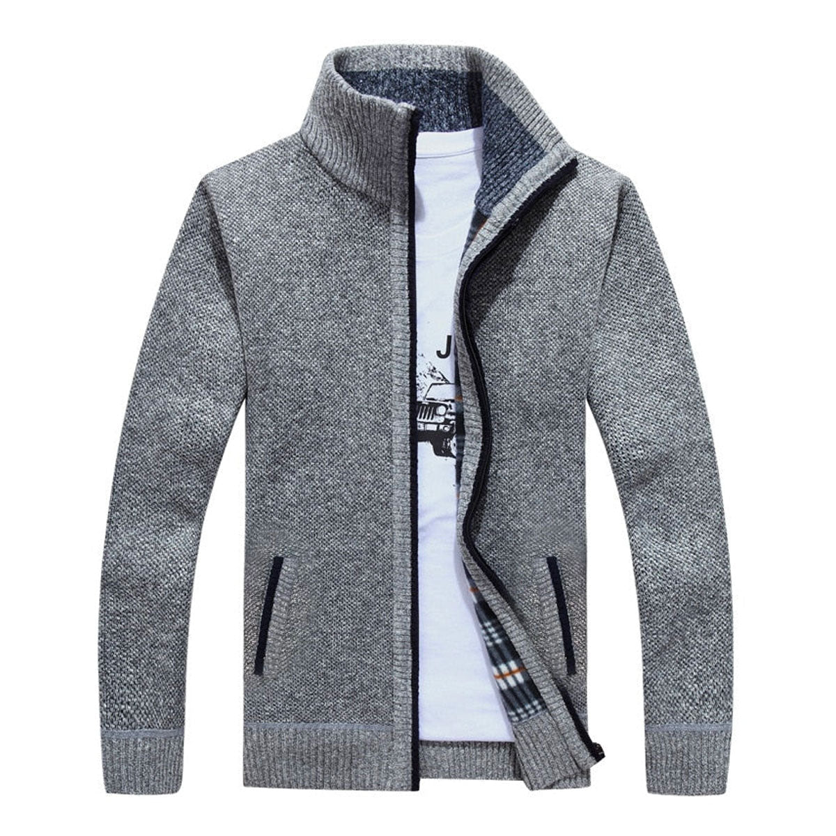 Lukas – Warme Strickjacke Herren Wintermode