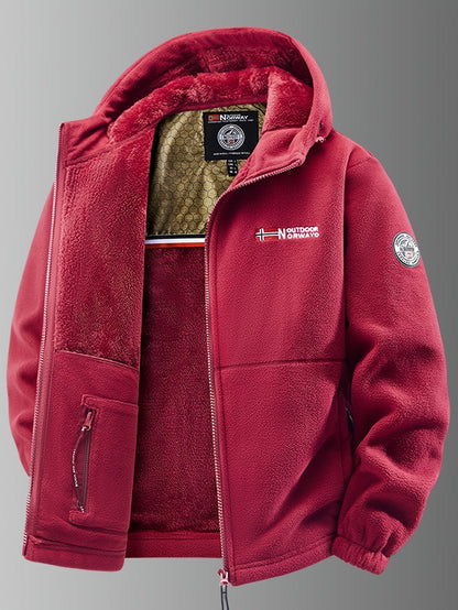 Liam – Warme Fleece-Outdoorjacke für Herren
