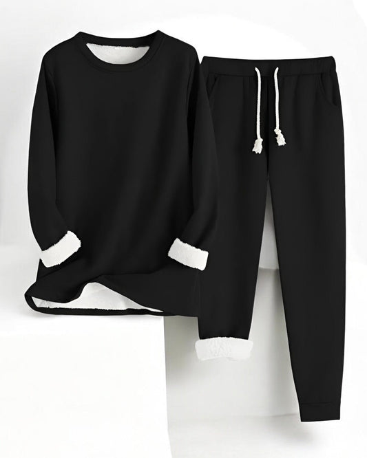 Amelia – Fleece-Gefütterter Cozy Lounge Set für ultimativen Komfort