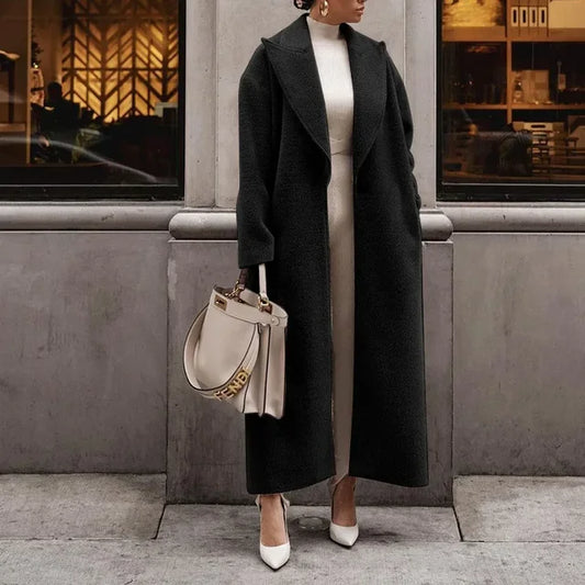 Valeria - Eleganter langer Damen-Wintermantel
