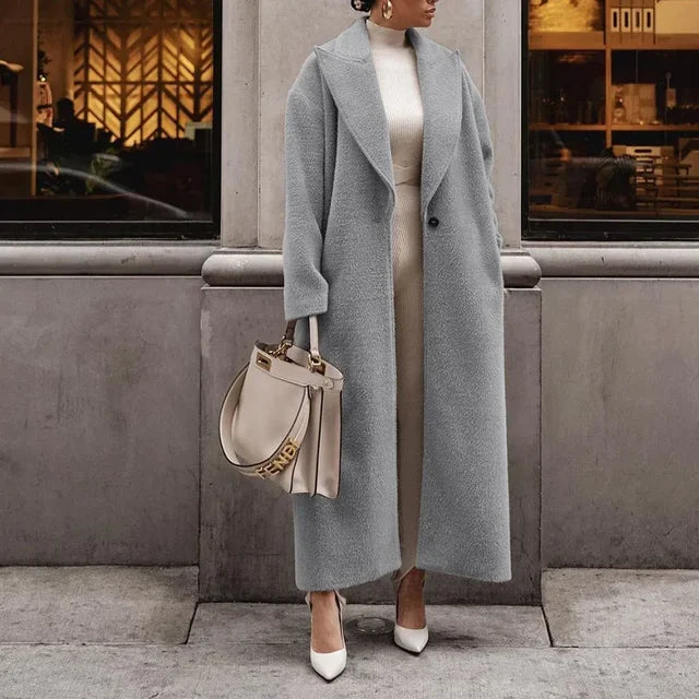 Valeria - Eleganter langer Damen-Wintermantel