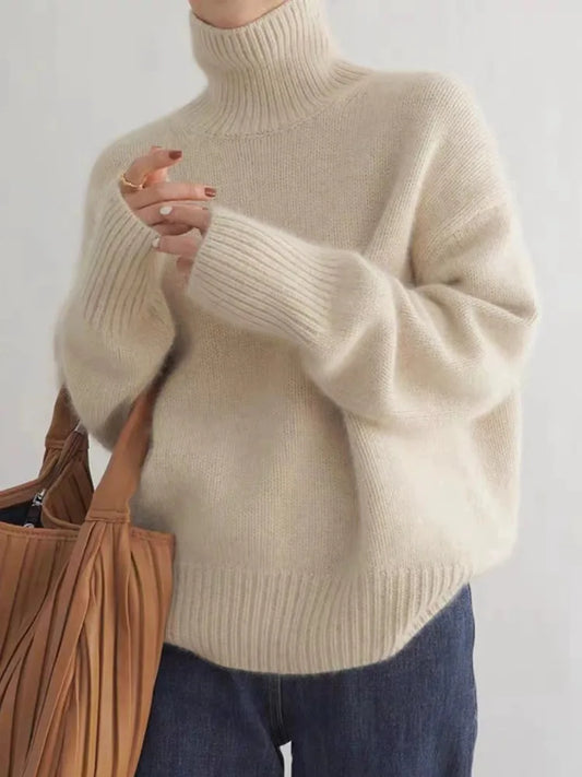 Mara – Kuscheliger Rollkragenpullover Damen