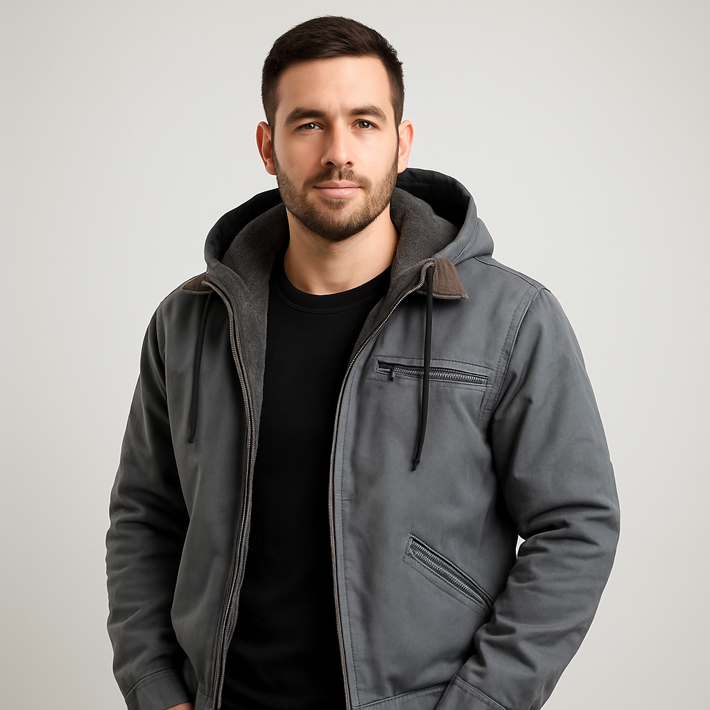 Jonas – Gefütterte Kapuzenjacke Herren