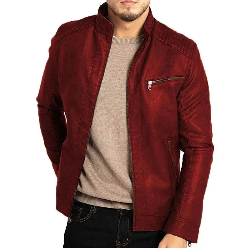 Max – Klassische Lederjacke Herren