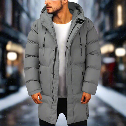 Leon – Langer Steppmantel Herren