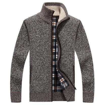 Tobias – Gefütterte Strickjacke Herren