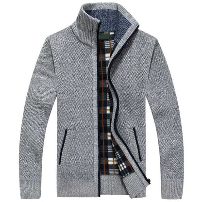 Tobias – Gefütterte Strickjacke Herren