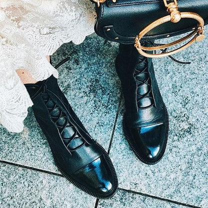 Lina – Feine Leder-Schnürboots Damen