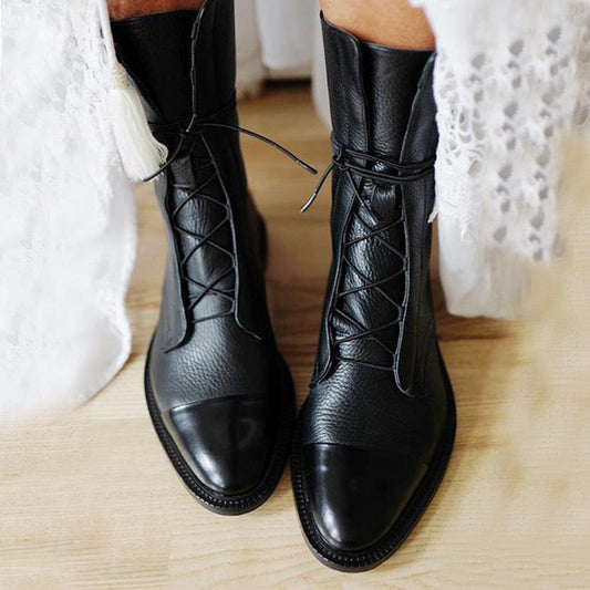 Lina – Feine Leder-Schnürboots Damen