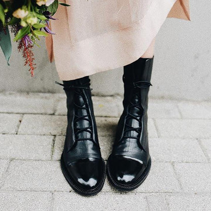 Lina – Feine Leder-Schnürboots Damen