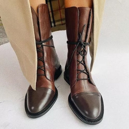 Lina – Feine Leder-Schnürboots Damen