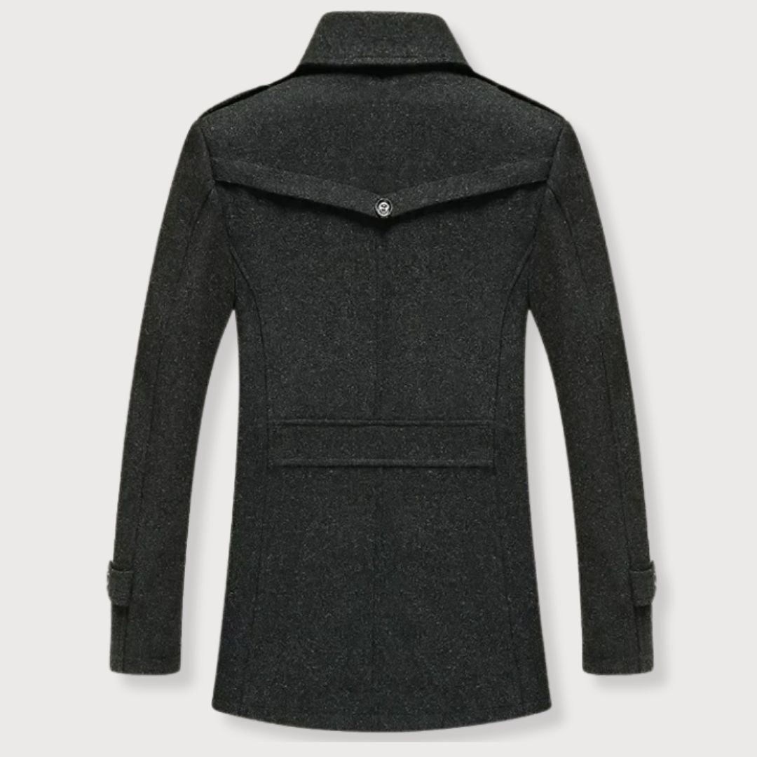 James – Klassischer Wollmantel für Herren im eleganten City-Look