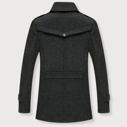 James – Klassischer Wollmantel für Herren im eleganten City-Look