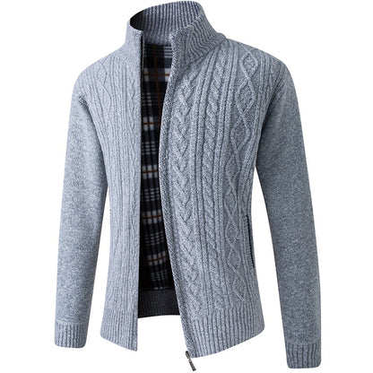 Tobias – Gefütterte Strickjacke Herren