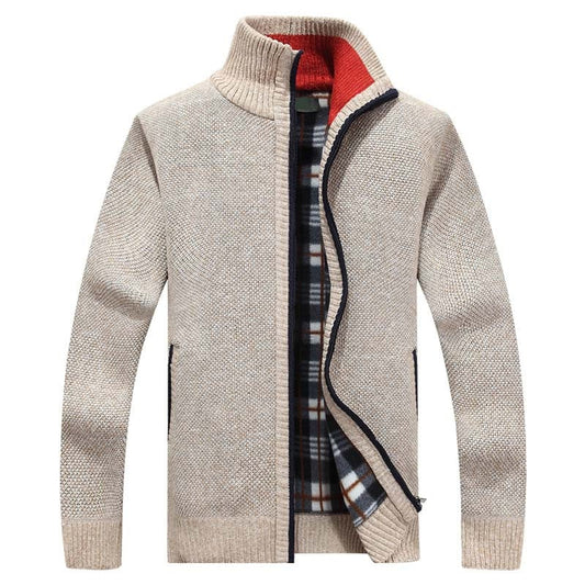 Tobias – Gefütterte Strickjacke Herren