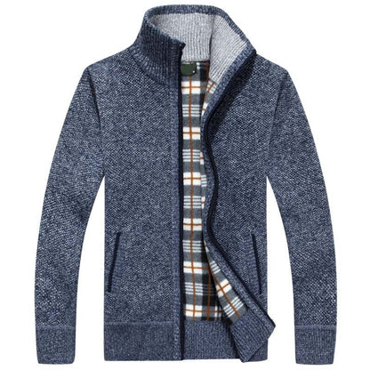 Tobias – Gefütterte Strickjacke Herren
