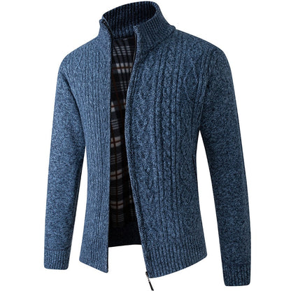 Tobias – Gefütterte Strickjacke Herren