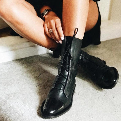 Lina – Feine Leder-Schnürboots Damen