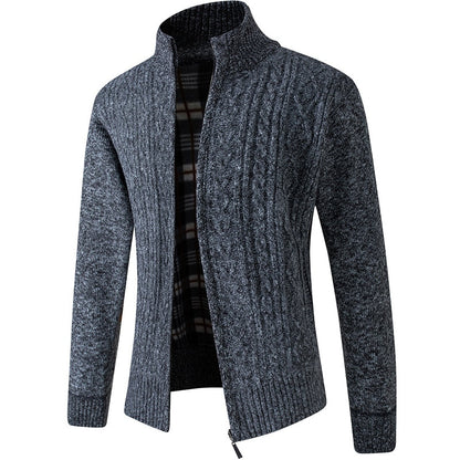 Tobias – Gefütterte Strickjacke Herren