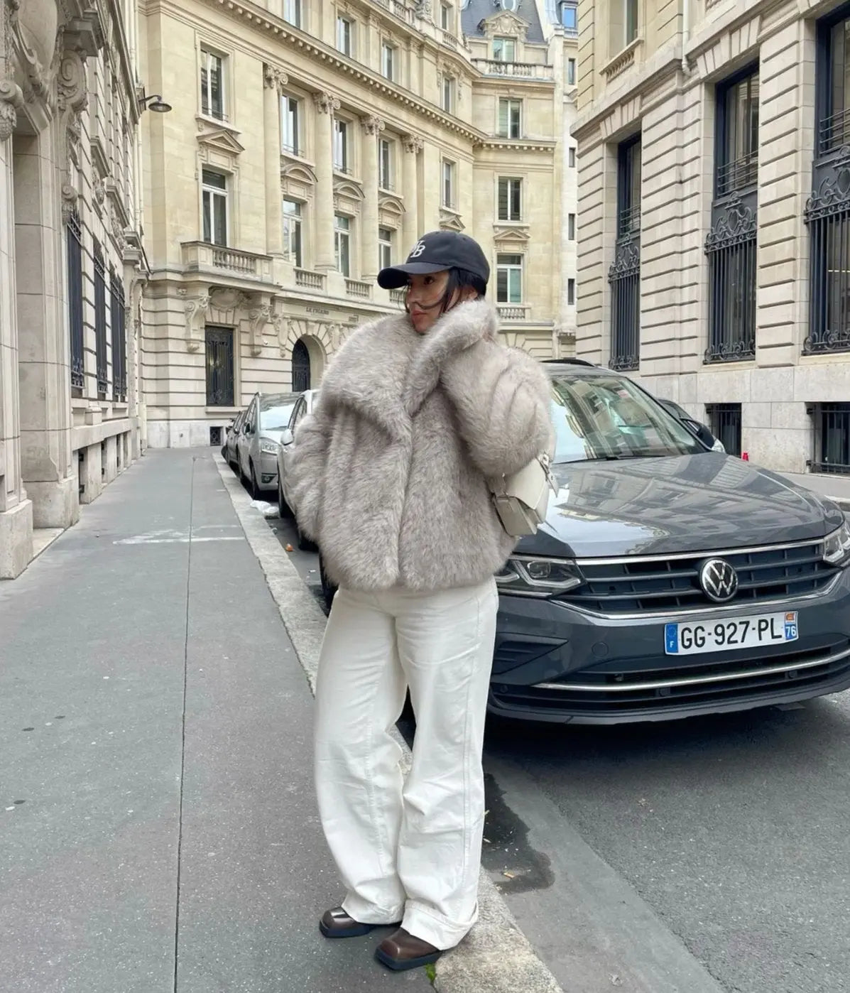 Isabela – Oversize-Jacke in Lederoptik für Damen