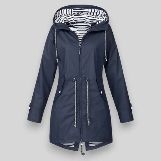Lina – Leichte Regenjacke mit Kapuze für Damen
