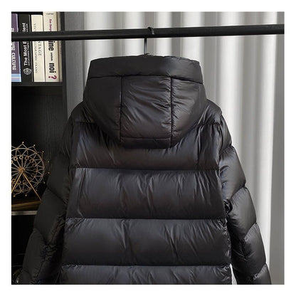 Elena - Damen Wintermantel lange Daunenjacke