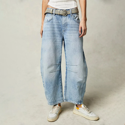Mila – Weite High-Waist Jeans Damen