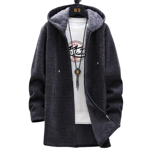 Noah - Unisex Kapuzenjacke mit Reißverschluss und Fleece-Futter