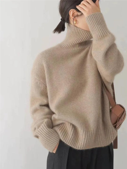 Mara – Kuscheliger Rollkragenpullover Damen