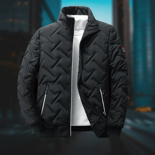 Noah – Herren Steppjacke mit Stehkragen und Reißverschluss