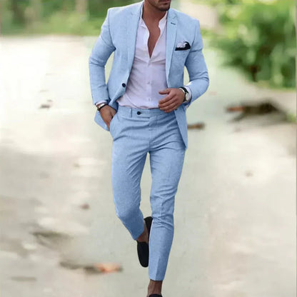 Lorenzo - Herrenanzug mit Sakko und Hose im Slim Fit