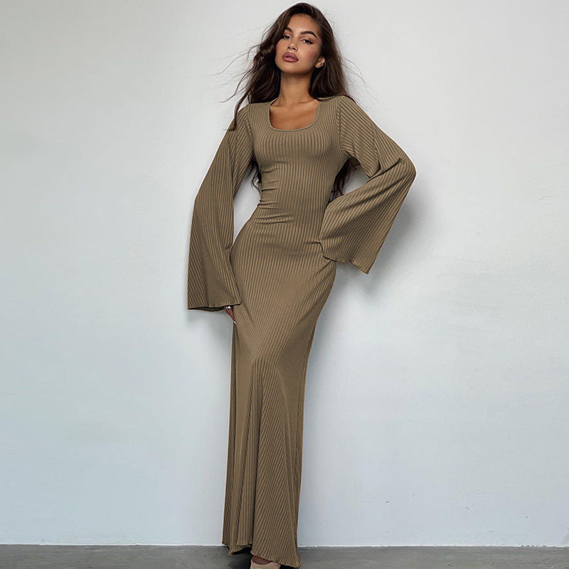 Isabella – Damen Abendkleid mit langen Ärmeln und elegantem Schnitt