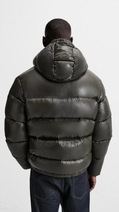 Matthias - Moderne Herren Steppjacke mit Kapuze Winterjacken