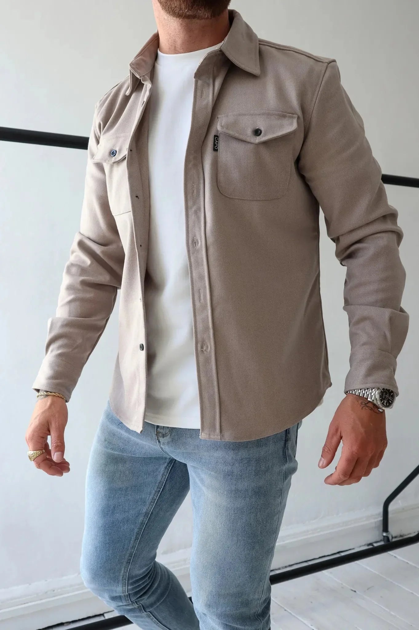 Leon – Herren Overshirt mit modernem Schnitt
