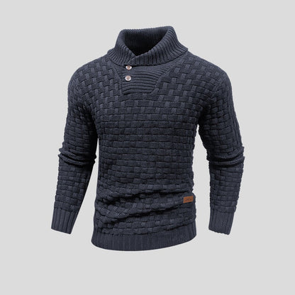 Felix – Strukturierter Winterpullover Herren