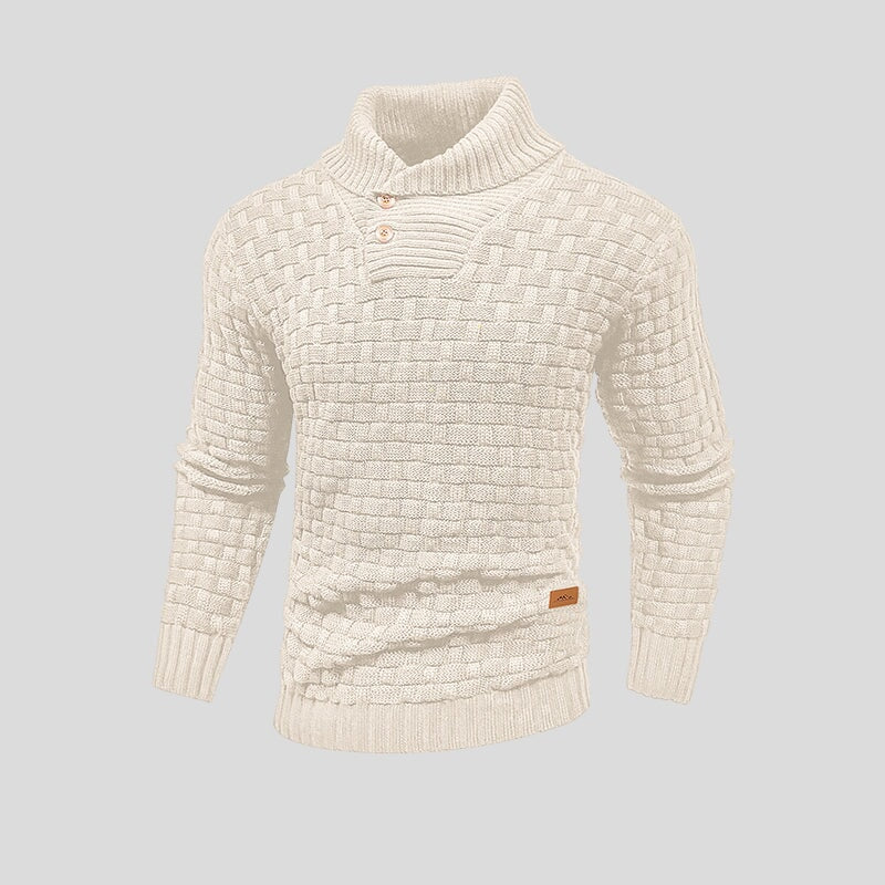 Felix – Strukturierter Winterpullover Herren