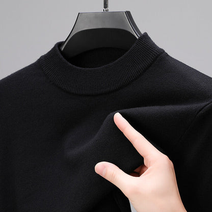 Daniel - Herren Pullover mit Rundhalsausschnitt und Rippbündchen