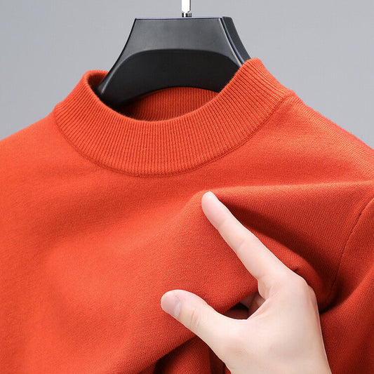 Daniel - Herren Pullover mit Rundhalsausschnitt und Rippbündchen