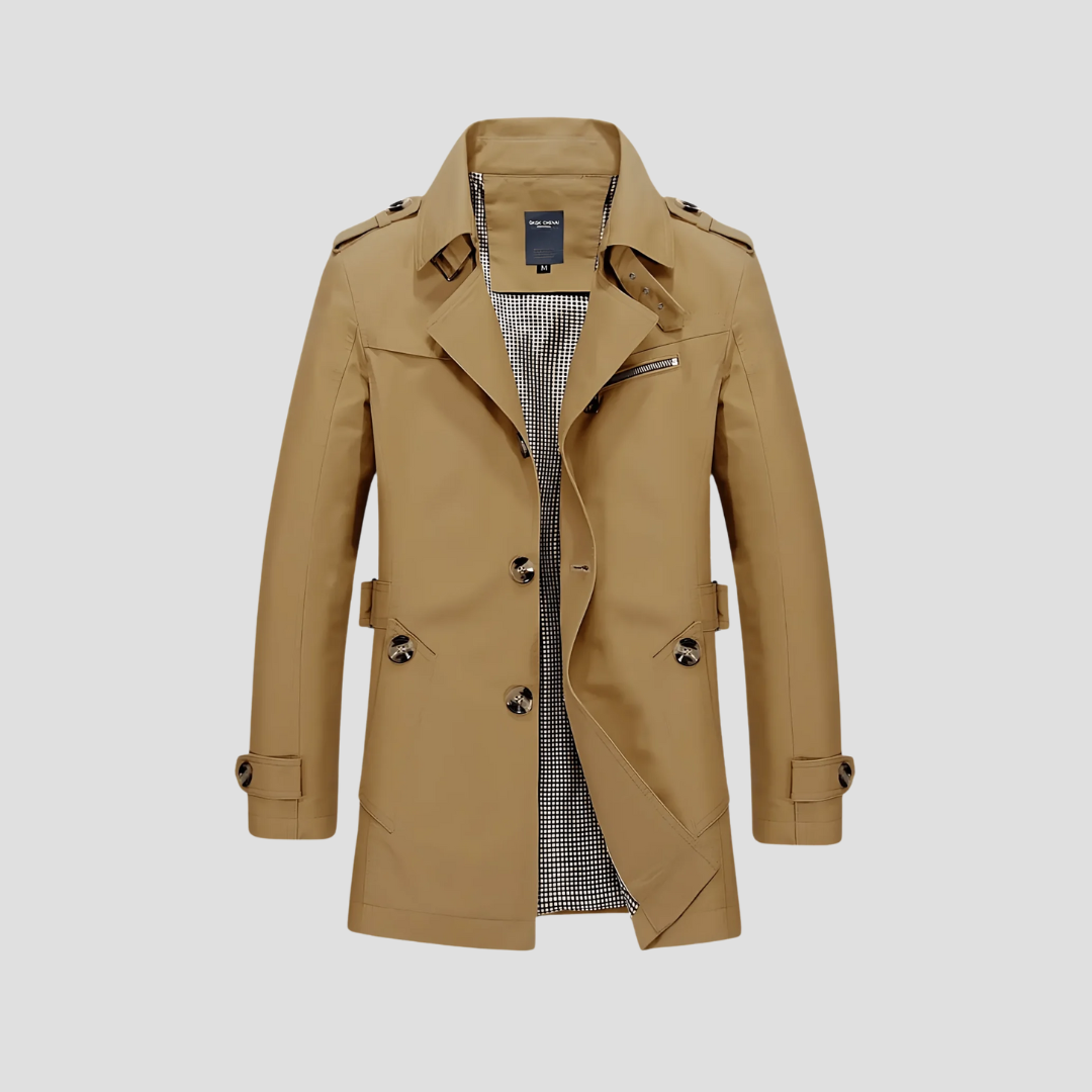 Hugo – Moderner Herren-Trenchcoat im klassischen City-Look